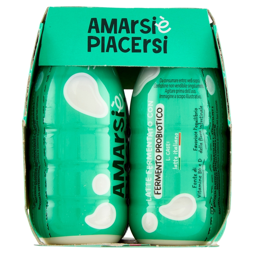 Amarsi è Piacersi Latte Fermentato con Fermento Probiotico 6 x 100 g